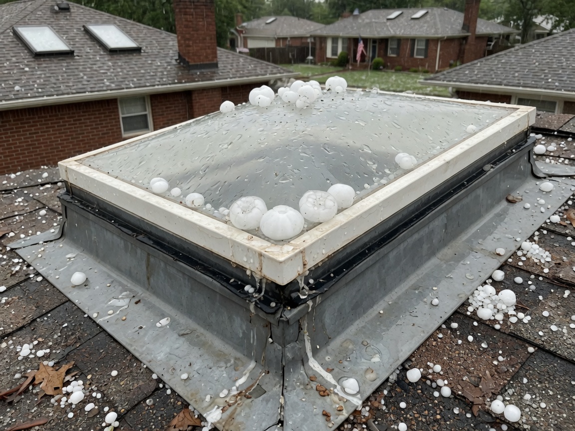 How Oklahoma Hail Affects Skylight Seals in Norman Homes