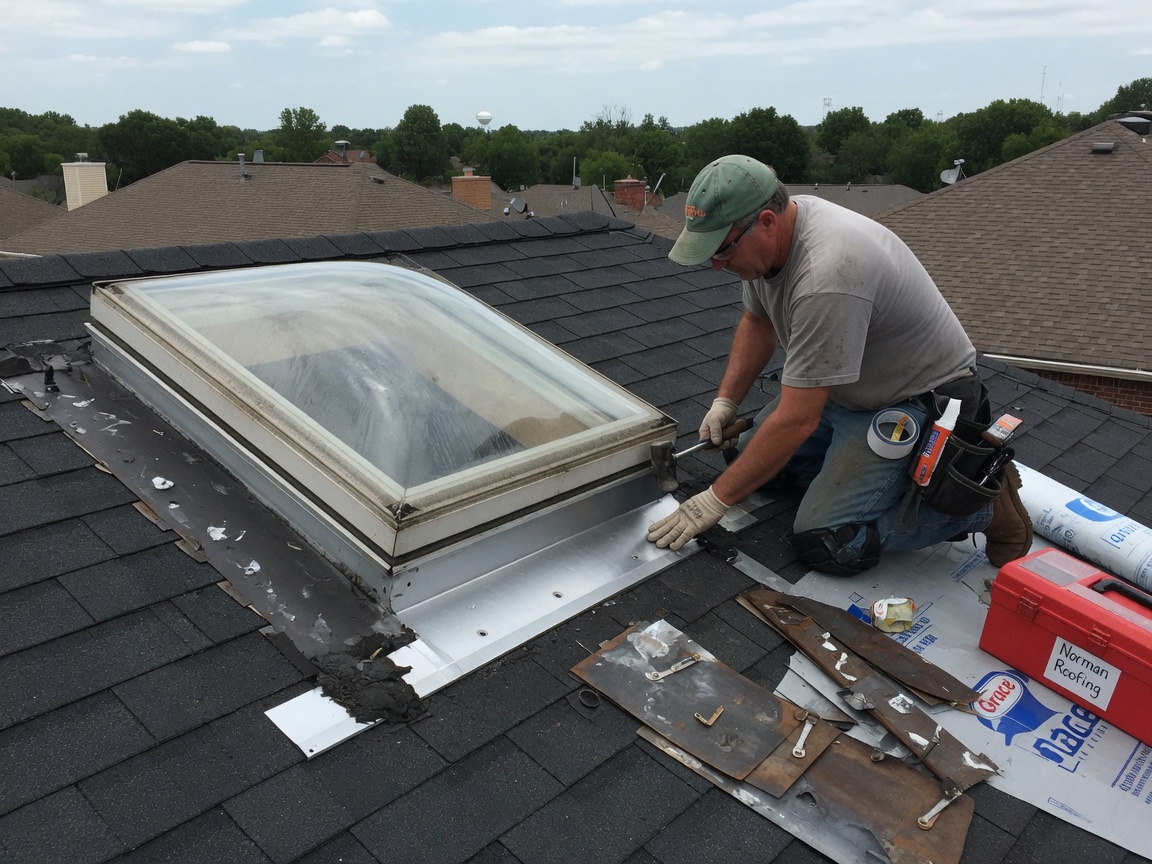 Skylight Leak Repair in Southeast Norman, OK 73071