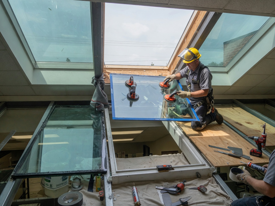 Skylight Glass Replacement in Norman, OK